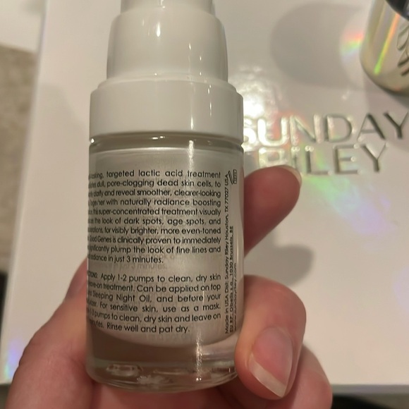 BRAND NEW SUNDAY RILEY LACTIC ACID! 15ml! Never used! - Picture 8 of 12